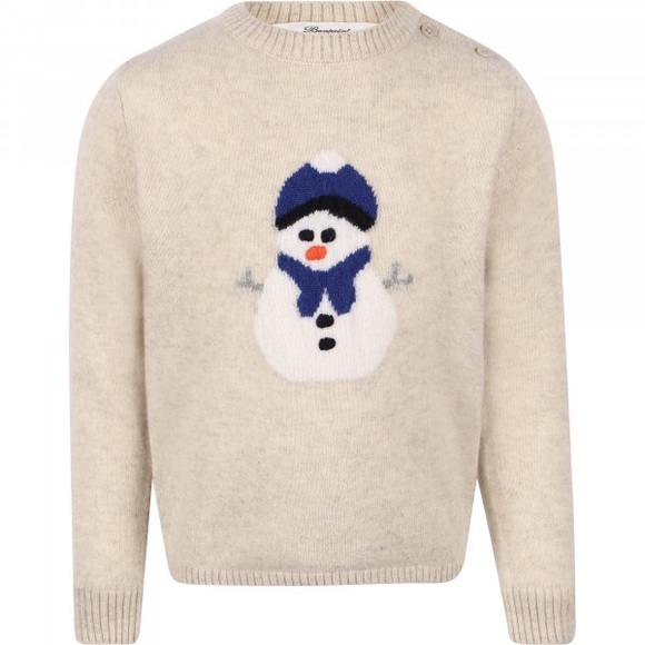 BNWT Baby Bonpoint Snowman Sweater - Picture 1 of 6